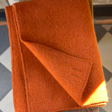 Oranža toņa 100% aitas vilnas sega bērniem 90x130cm